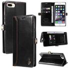 GQUTROBE RFID Blocking Oil Wax Leather Case For iPhone 7 Plus / 8 Plus(Black) - 1