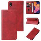 For Samsung Galaxy A10e Magnetic Closure Leather Phone Case(Red) - 1