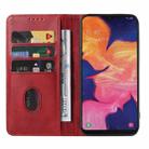 For Samsung Galaxy A10e Magnetic Closure Leather Phone Case(Red) - 3