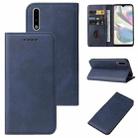 For Samsung Galaxy A70e Magnetic Closure Leather Phone Case(Blue) - 1