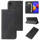 For Samsung Galaxy A01 Core / M01 Core Magnetic Closure Leather Phone Case(Black) - 1