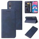 For Samsung Galaxy M30 / A40s Magnetic Closure Leather Phone Case(Blue) - 1