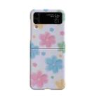 For Samsung Galaxy Z Flip4 Flowers Pattern Folded Phone Case(Colorful Flowers) - 1