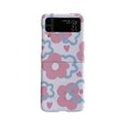 For Samsung Galaxy Z Flip4 Flowers Pattern Folded Phone Case(Petals) - 1