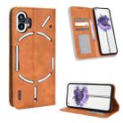 For Nothing Phone 1 Magnetic Buckle Retro Texture Leather Phone Case(Brown) - 1