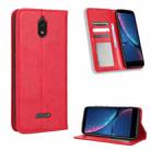 For HotPepper Serrano3 Magnetic Buckle Retro Texture Leather Phone Case(Red) - 1