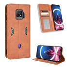 For ZTE Nubia Red Magic 7S Pro Magnetic Buckle Retro Texture Leather Phone Case(Brown) - 1