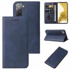 For Samsung Galaxy S22+ 5G Magnetic Closure Leather Phone Case(Blue) - 1