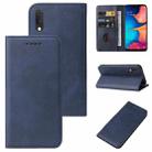For Samsung Galaxy A20e Magnetic Closure Leather Phone Case(Blue) - 1