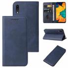 For Samsung Galaxy A30 / A20 / M10s Magnetic Closure Leather Phone Case(Blue) - 1