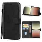 For Sony Xperia 5 IV Leather Phone Case(Black) - 1