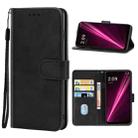 For T-Mobile REVVL 6 5G Leather Phone Case(Black) - 1