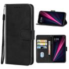 For T-Mobile REVVL 6 Pro 5G / T Phone Pro 5G Leather Phone Case(Black) - 1
