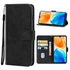 For vivo V25e Leather Phone Case(Black) - 1