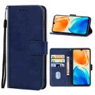 For vivo V25e Leather Phone Case(Blue) - 1