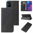 For Honor 9A Magnetic Closure Leather Phone Case(Black) - 1