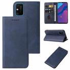 For Honor 9A Magnetic Closure Leather Phone Case(Blue) - 1