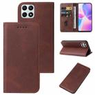 For Honor 30i Magnetic Closure Leather Phone Case(Brown) - 1