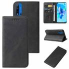 For Huawei Nova 5i Magnetic Closure Leather Phone Case(Black) - 1