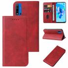 For Huawei Nova 5i Magnetic Closure Leather Phone Case(Red) - 1