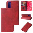 For Huawei Nova 7 SE 5G Youth Magnetic Closure Leather Phone Case(Red) - 1