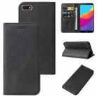 For Huawei Nova 7S Magnetic Closure Leather Phone Case(Black) - 1