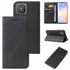 For Huawei Nova 8 SE Magnetic Closure Leather Phone Case(Black) - 1