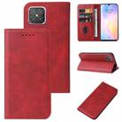 For Huawei Nova 8 SE Magnetic Closure Leather Phone Case(Red) - 1