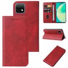 For Huawei Nova Y60 Magnetic Closure Leather Phone Case(Red) - 1