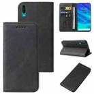 For Huawei P Smart Z Magnetic Closure Leather Phone Case(Black) - 1