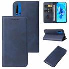 For Huawei P20 Lite 2019 Magnetic Closure Leather Phone Case(Blue) - 1