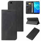 For Huawei Y5 Lite 2018 Magnetic Closure Leather Phone Case(Black) - 1