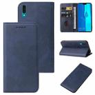 For Huawei Y9 2019 Magnetic Closure Leather Phone Case(Blue) - 1