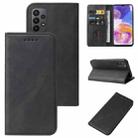 For Samsung Galaxy A23 4G Magnetic Closure Leather Phone Case(Black) - 1