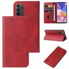 For Samsung Galaxy A23 4G Magnetic Closure Leather Phone Case(Red) - 1