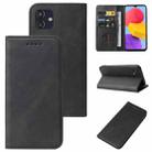 For Samsung Galaxy M13 5G Magnetic Closure Leather Phone Case(Black) - 1