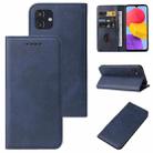 For Samsung Galaxy M13 5G Magnetic Closure Leather Phone Case(Blue) - 1