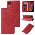 For Samsung Galaxy Xcover 5 Magnetic Closure Leather Phone Case(Red) - 1