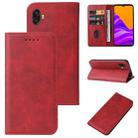 For Samsung Galaxy Xcover 6 Pro / Xcover Pro 2 Magnetic Closure Leather Phone Case(Red) - 1