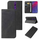 For OPPO Reno Z Magnetic Closure Leather Phone Case(Black) - 1