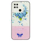 For Xiaomi Redmi 10A Bronzing Butterfly Flower TPU Phone Case(Hydrangea) - 1