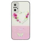 For Xiaomi Redmi Note 10 Pro Max / Note 10 Pro Bronzing Butterfly Flower TPU Phone Case(Rose Heart) - 1