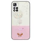 For Xiaomi Redmi Note 11T / Poco M4 Pro 5G Bronzing Butterfly Flower TPU Phone Case(Dandelions) - 1