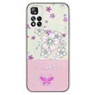 For Xiaomi Redmi Note 11 Pro 5G Bronzing Butterfly Flower TPU Phone Case(Cherry Blossoms) - 1