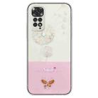 For Xiaomi Redmi Note 11 Global Bronzing Butterfly Flower TPU Phone Case(Dandelions) - 1