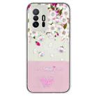 For Xiaomi Mi 11T / 11T Pro Bronzing Butterfly Flower TPU Phone Case(Peach Blossoms) - 1