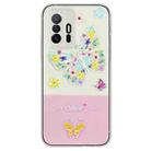 For Xiaomi Mi 11T / 11T Pro Bronzing Butterfly Flower TPU Phone Case(Colorful Butterfly) - 1