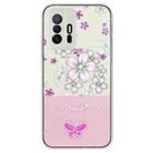 For Xiaomi Mi 11T / 11T Pro Bronzing Butterfly Flower TPU Phone Case(Cherry Blossoms) - 1