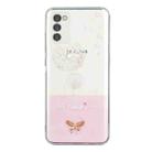 For Motorola Moto G42 Bronzing Butterfly Flower TPU Phone Case(Dandelions) - 1