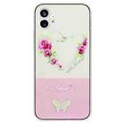 For Nothing Phone 1 Bronzing Butterfly Flower TPU Phone Case(Rose Heart) - 1